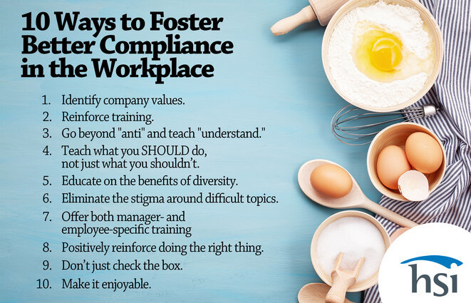 10 Ways You Can Foster Better Compliance in the Workplace