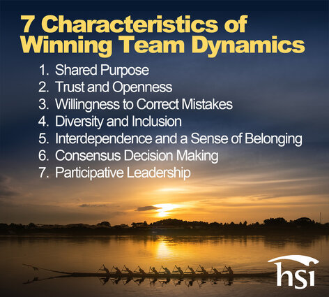 7 Characteristics of Winning Team Dynamics