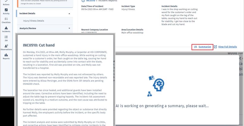HSI Announces In-Platform AI for EHS Solutions and Employee Training HSI Announces In-Platform AI for EHS Solutions and Employee Training