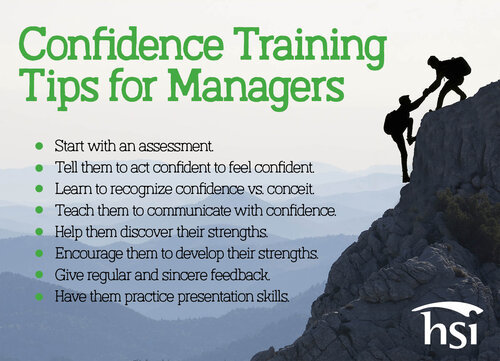 Confidence Training for Managers: How to Build Confidence in Teams - HSI Graphic