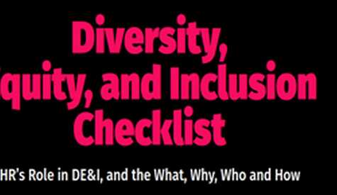 Diversity, Equity, and Inclusion Checklist