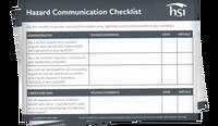 Hazard Communication Checklist Hazard Communication Checklist