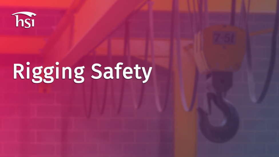 Rigging Safety Rigging Safety