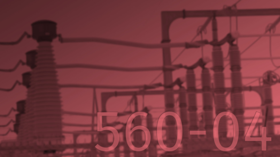 560-04 - Protective Relays and Instrument Transformers 560-04 - Protective Relays and Instrument Transformers