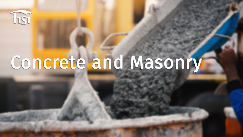 Concrete and Masonry Concrete and Masonry