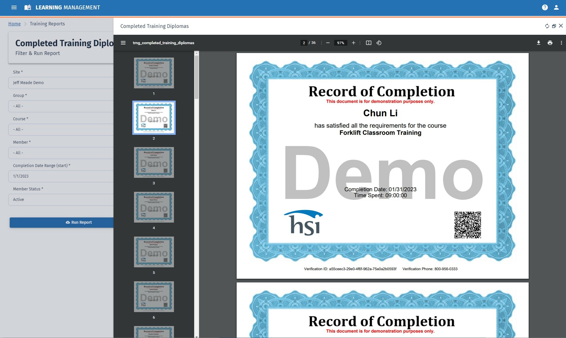 New HSI UI LMS Cert of Completion New HSI UI LMS Cert of Completion