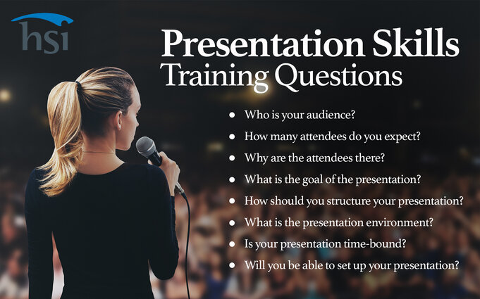 Presentation Skills Training: Start With the Right Questions