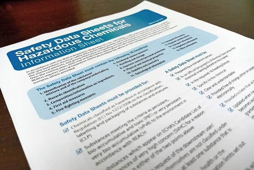 How To Read a Safety Data Sheet (SDS) How To Read a Safety Data Sheet (SDS)