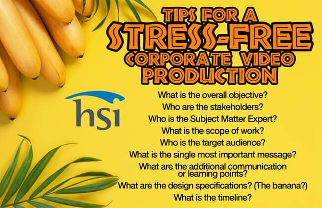 Tips for a Stress-free Corporate Video Production