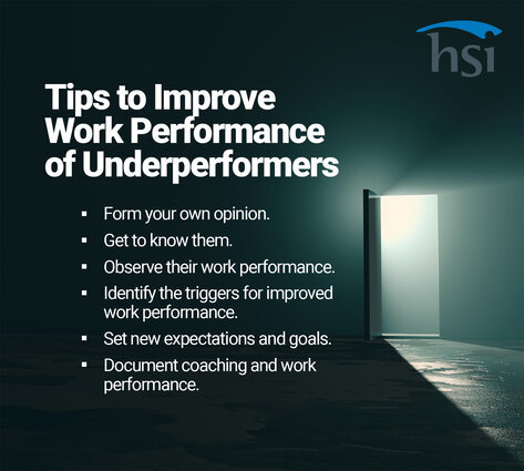 Tips to Improve Work Performance When You Inherit an Underperforming Employee