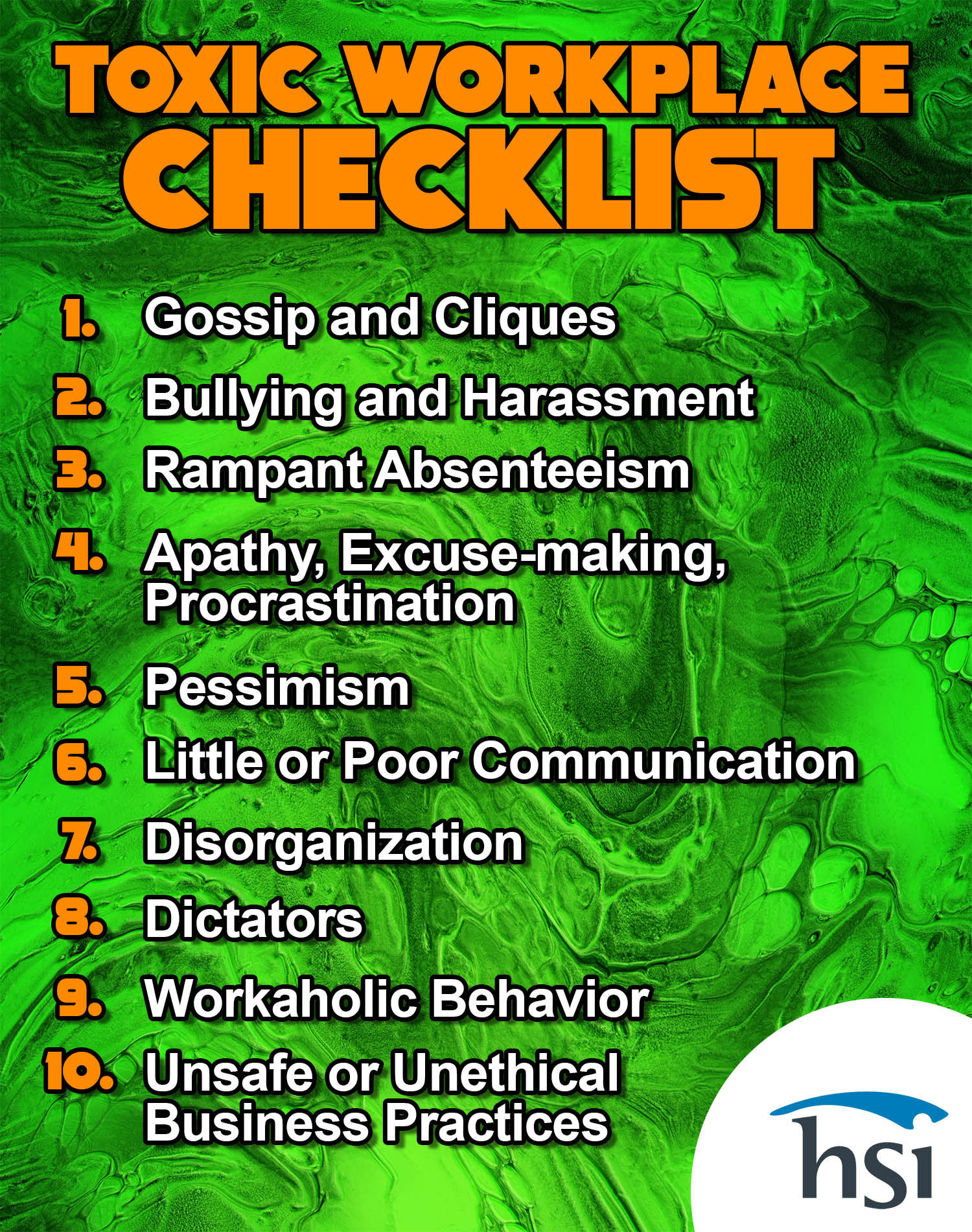 10 Signs of a Toxic Workplace: A Checklist for Managers