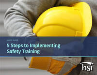 5 Steps to Implementing Safety Training