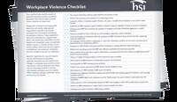 Workplace Violence Checklist